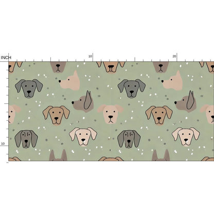 Enchanting Dog Faces Wallpaper | Playful Pet - Inspired Design - Uniquely Walls